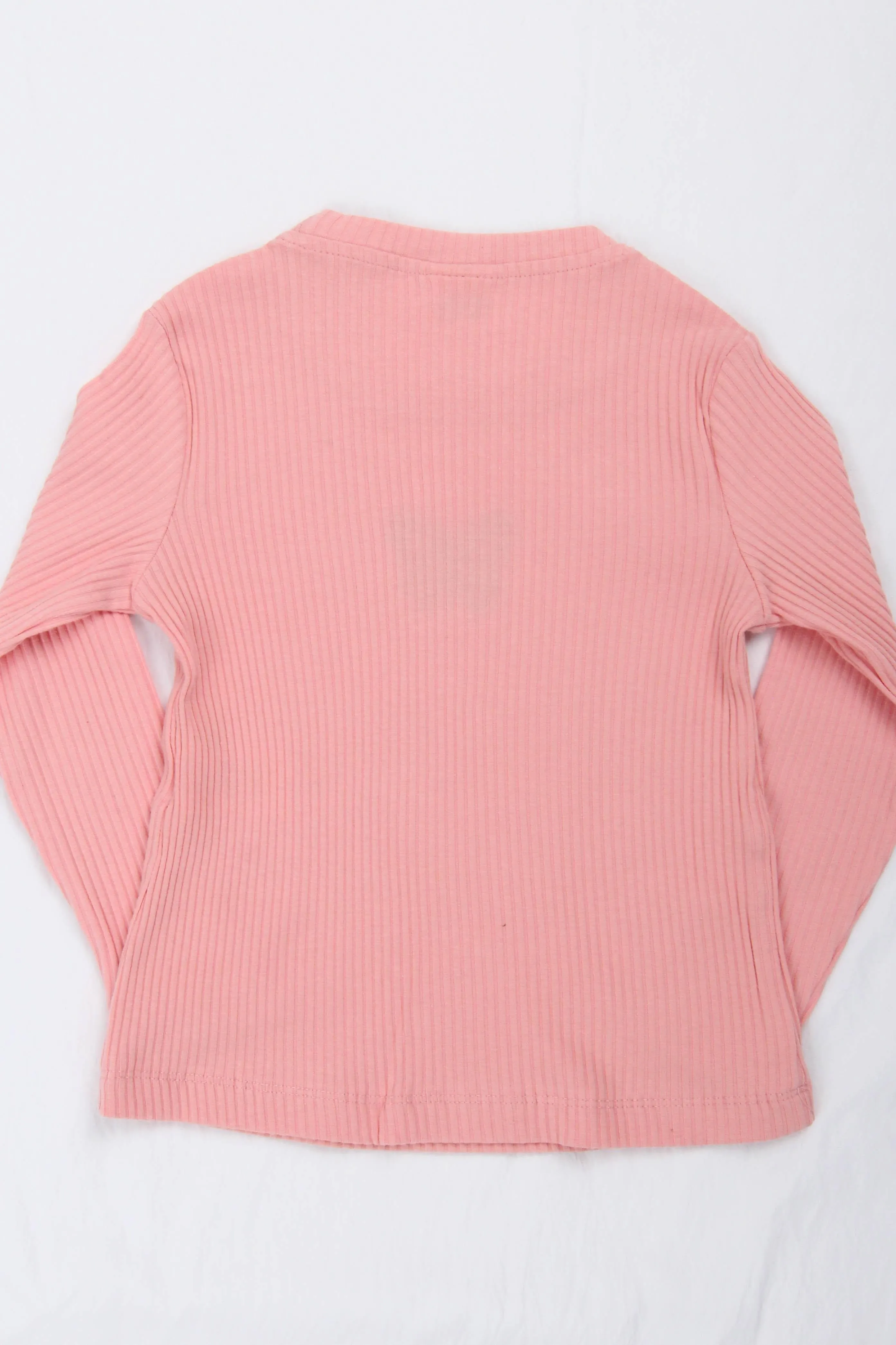 0 pamuklu kelebek nakişli kiz çocuk sweatshirt