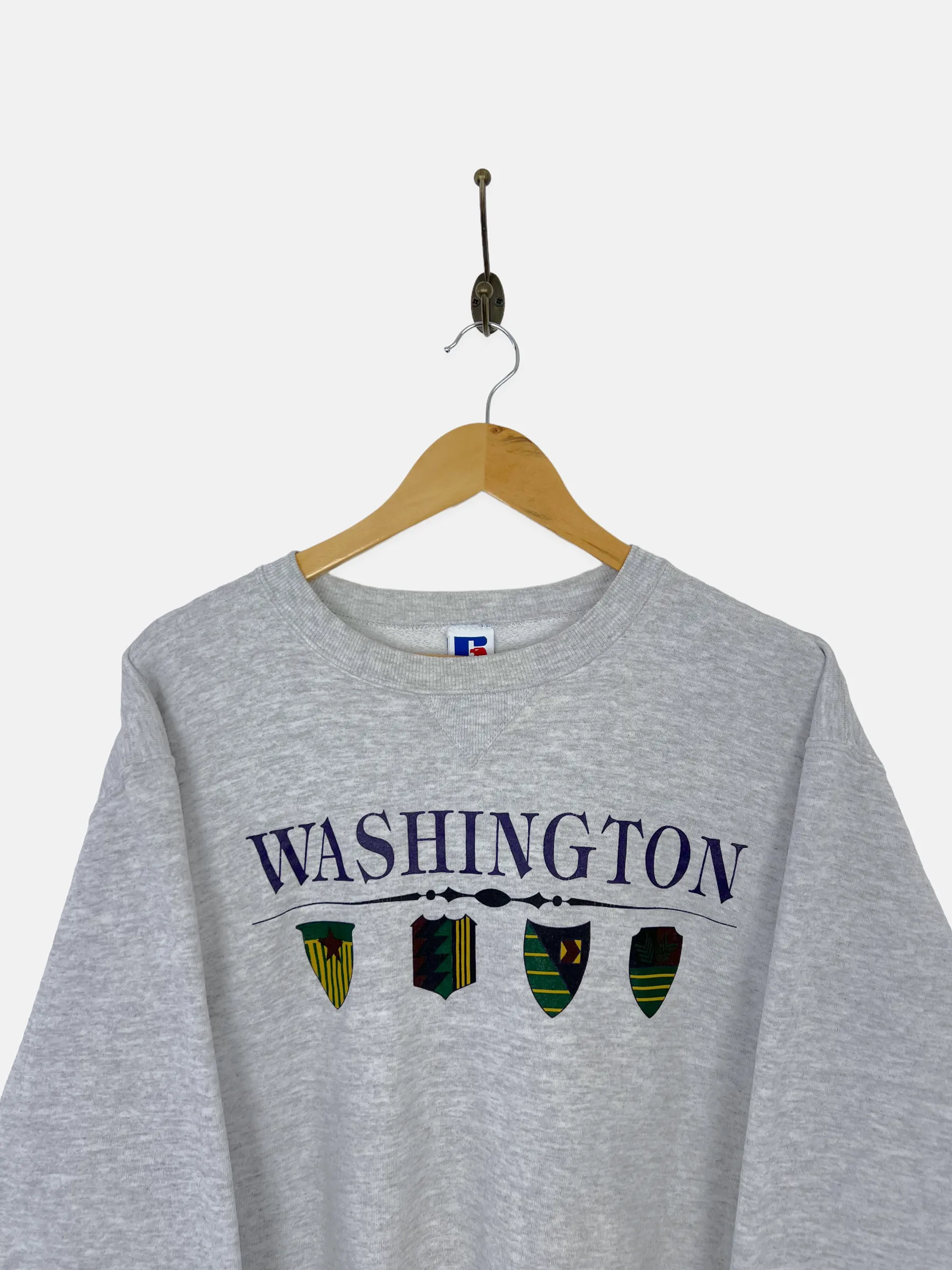 90's Washington University USA Made Vintage Sweatshirt Size 10