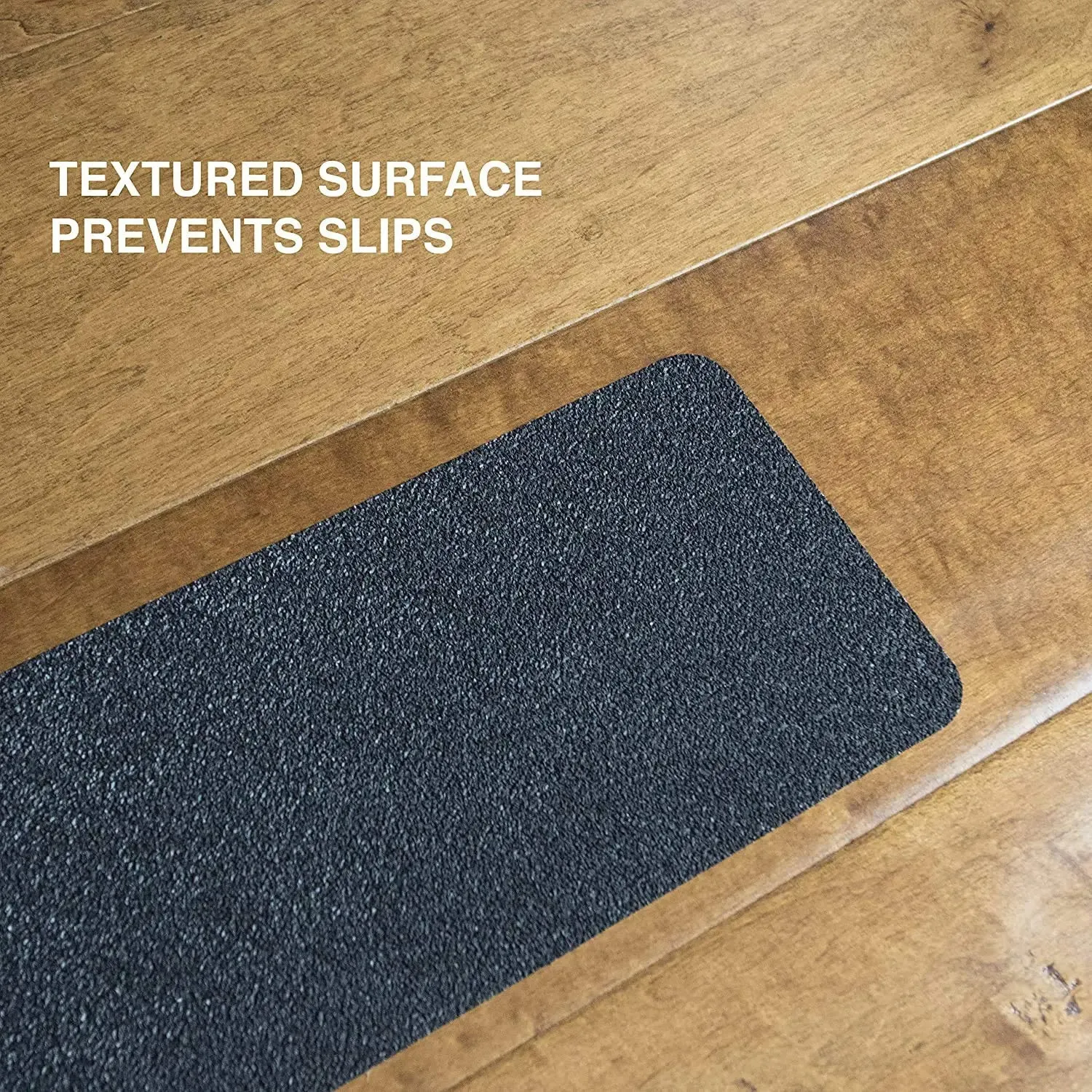 Anti Slip/Anti Skid Strip for Stairs, Slippery floors, Ramps - (15x60 cm, Black)