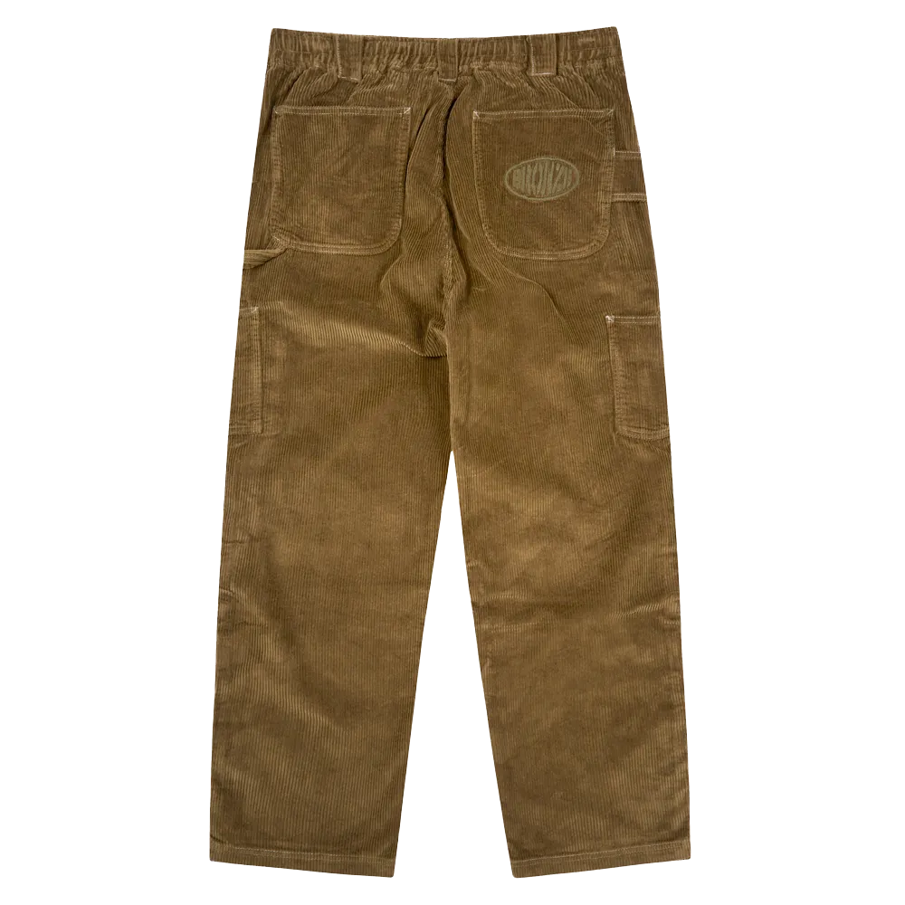 Bronze - Corduroy Relaxed Pants Olive