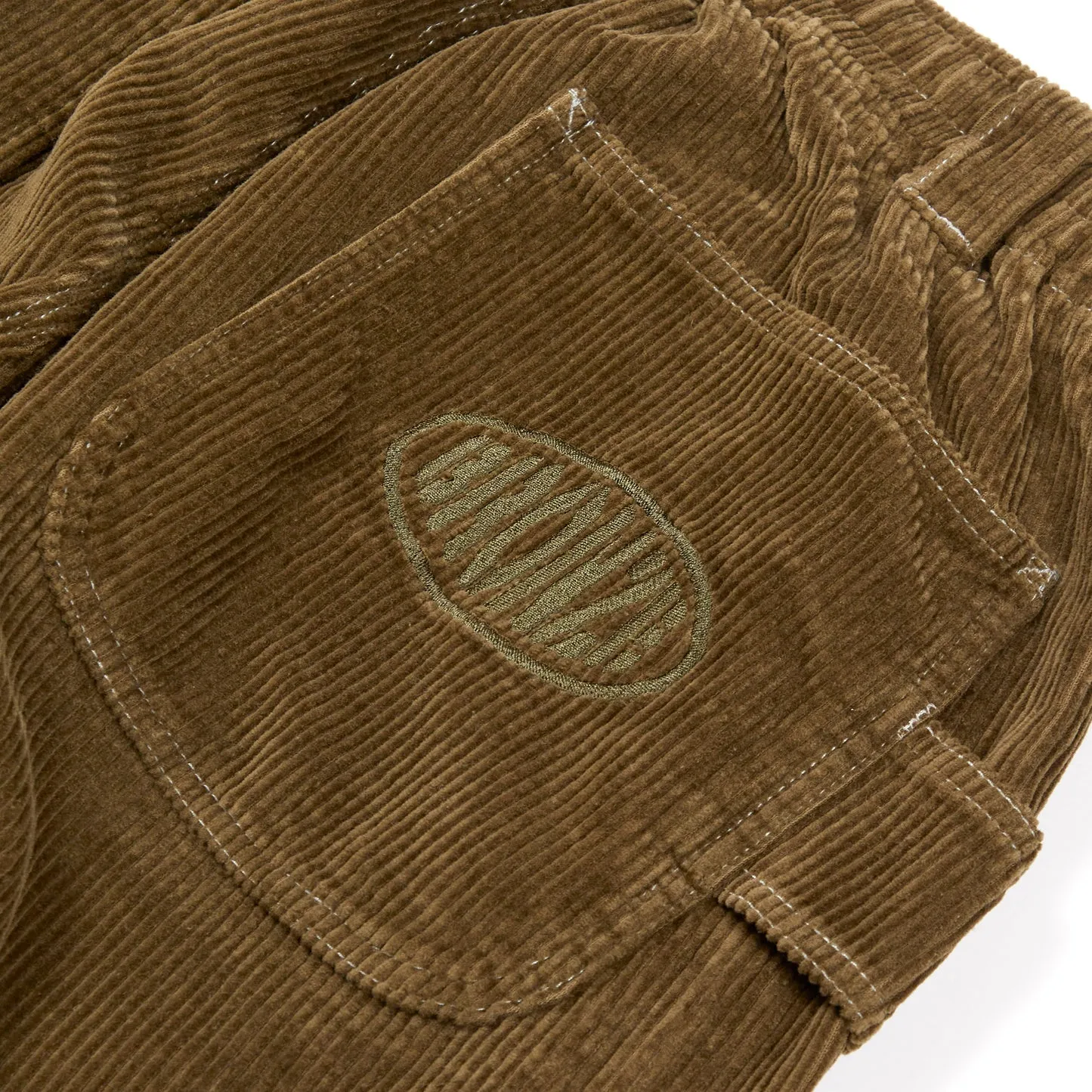 Bronze - Corduroy Relaxed Pants Olive