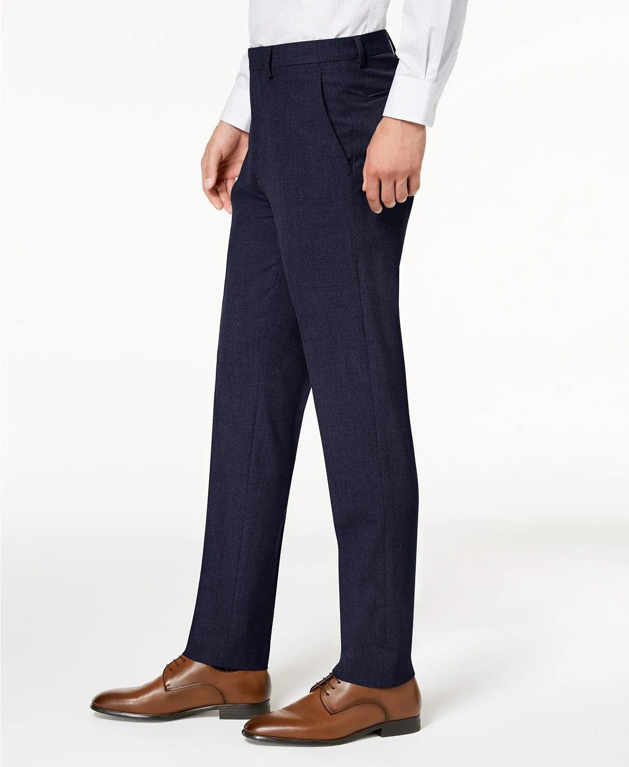 Calvin Klein Mens Skinny fit Dress Pants 31 / 32 Navy Blue