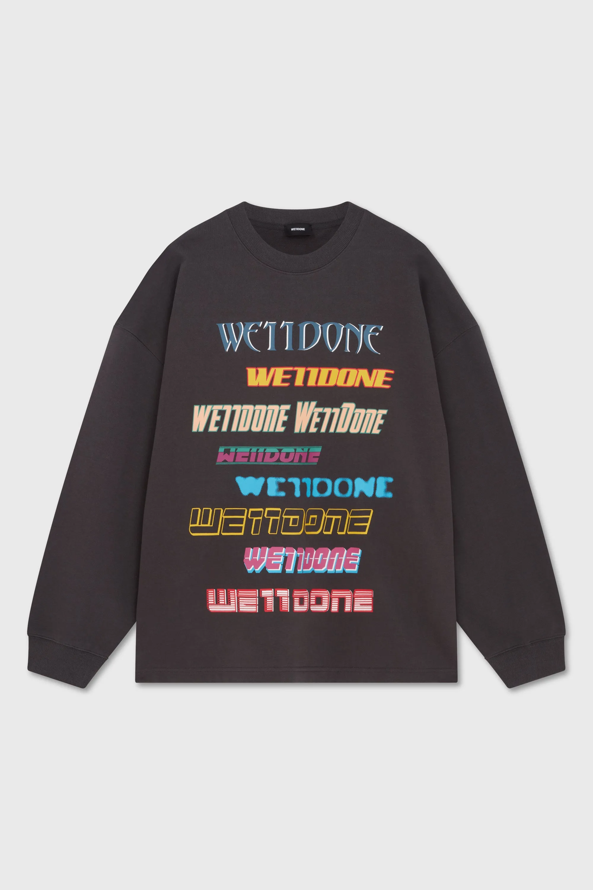 CHARCOAL FRONT LOGO SWEATSHIRT