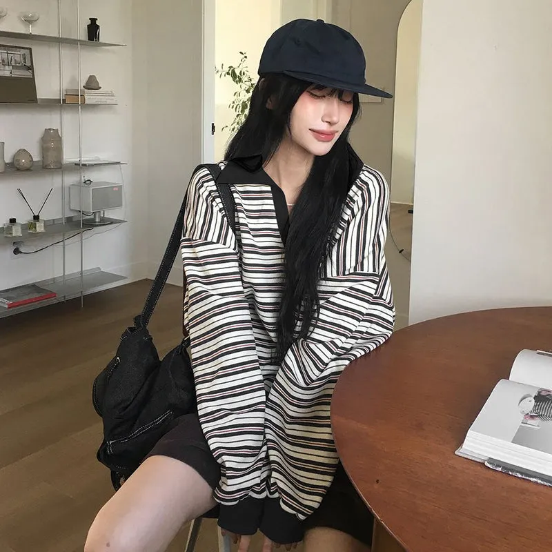 Chloe Striped Pullover Sweater