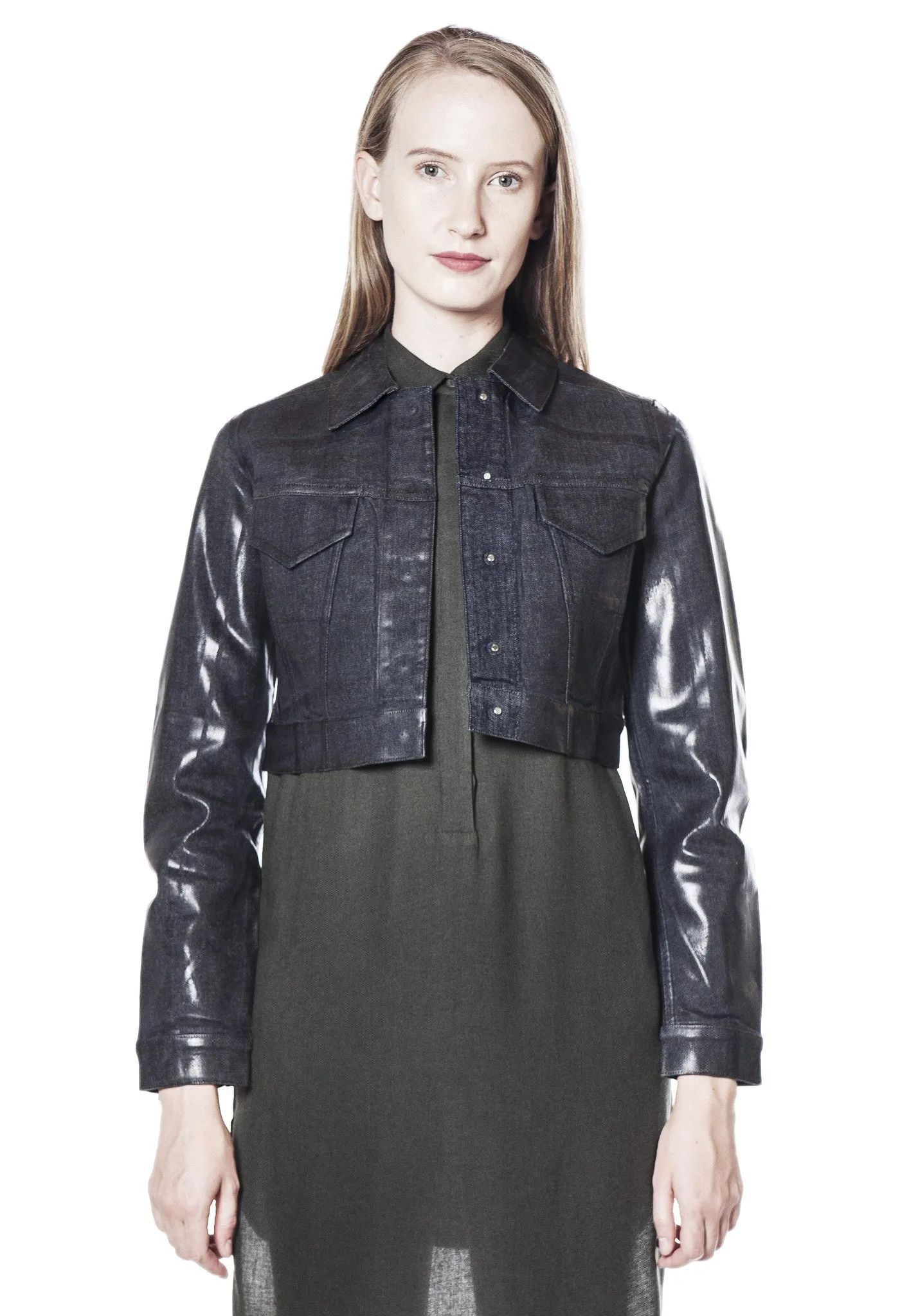 CROPPED DENIM JACKET