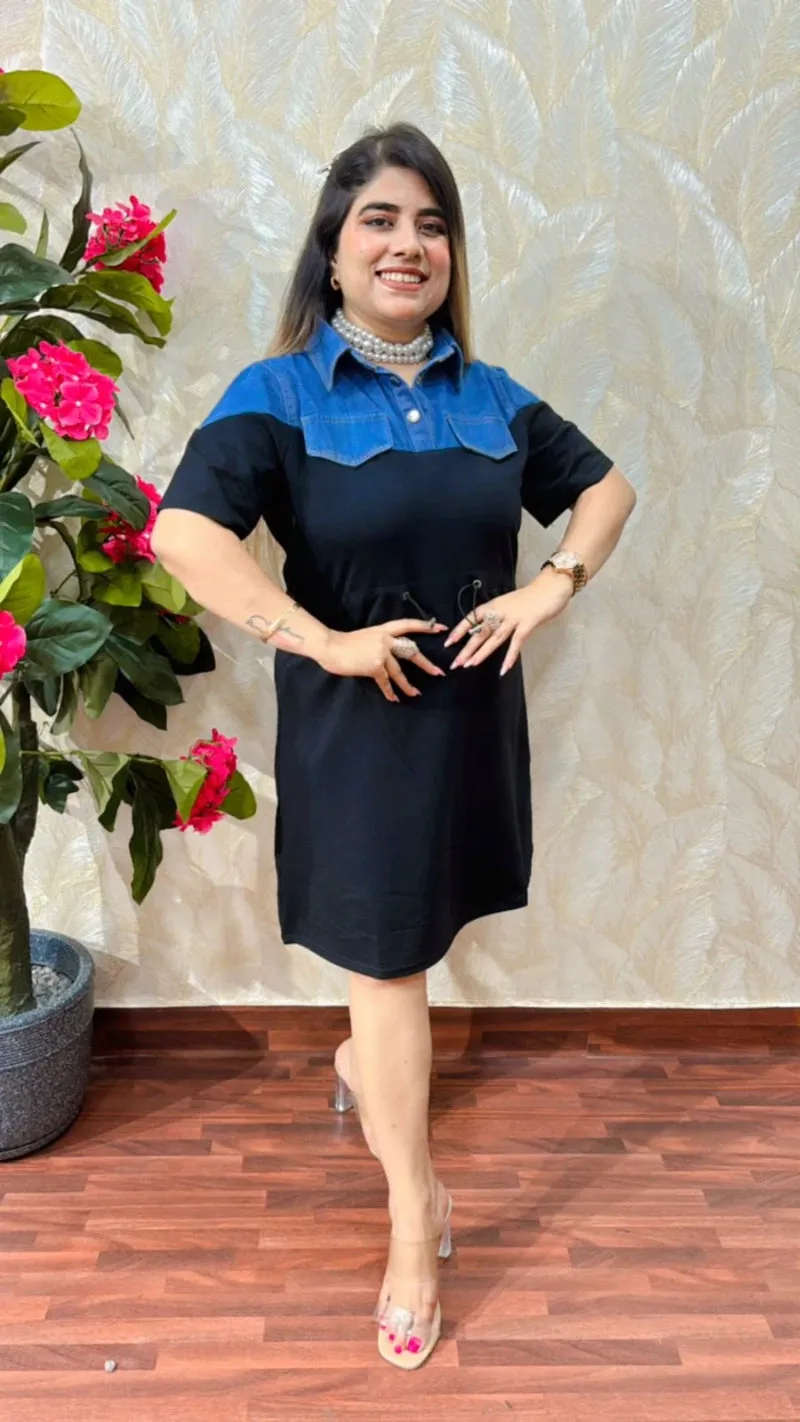 Denim T-Shirt Dress GGR121