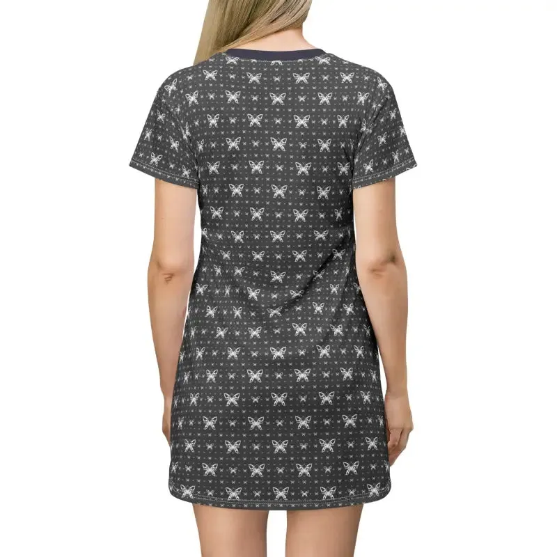 Enchanting Butterflies Dance Shirt Dress