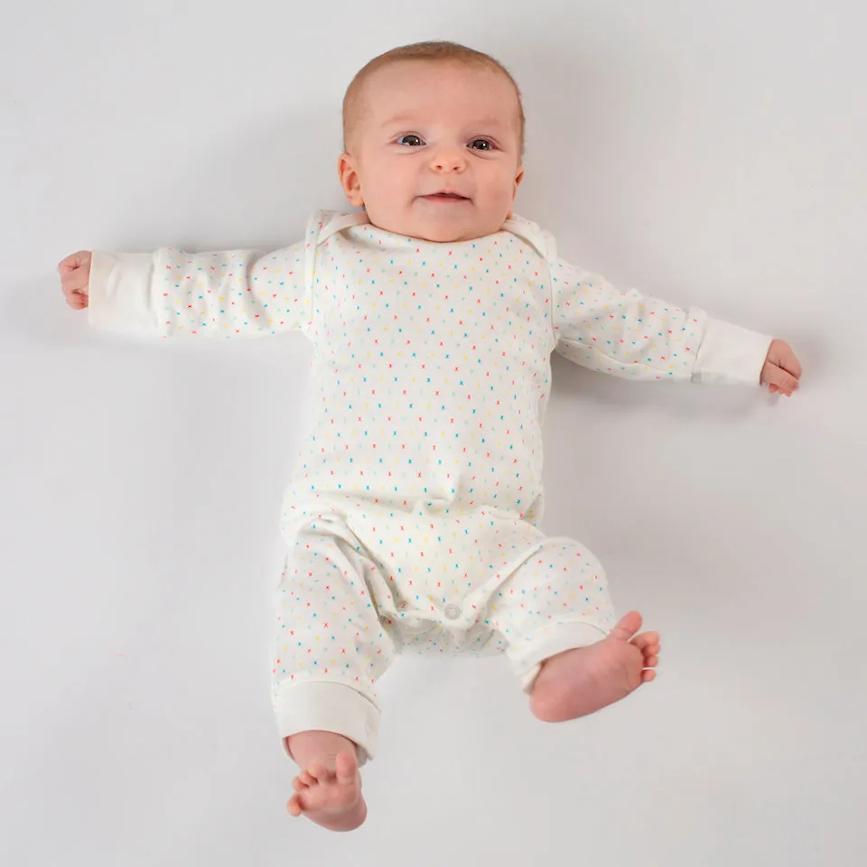 FROM BABIES WITH LOVE - Sleep Suit - First Kisses Multi