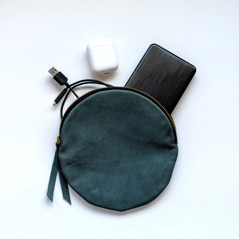 Full Moon Leather Pouch
