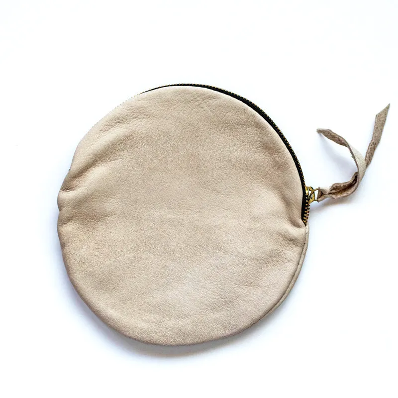 Full Moon Leather Pouch