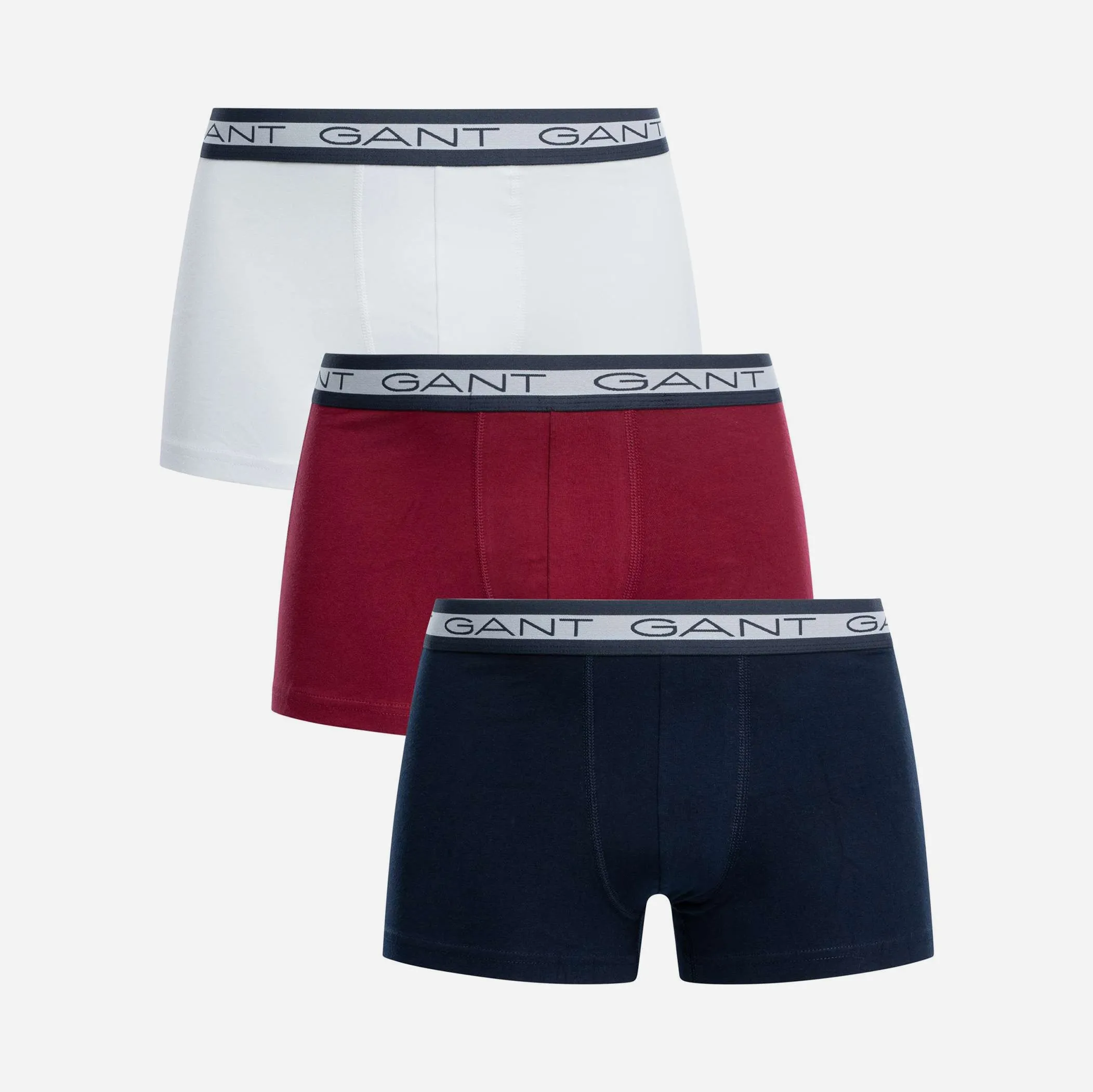 GANT CORE Mens 3 Pack Trunks Navy