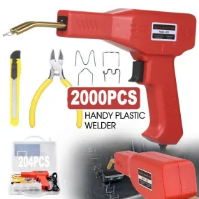 Handheld Plastic Welder Kit, 2200pcs Staples, Bumper Repair