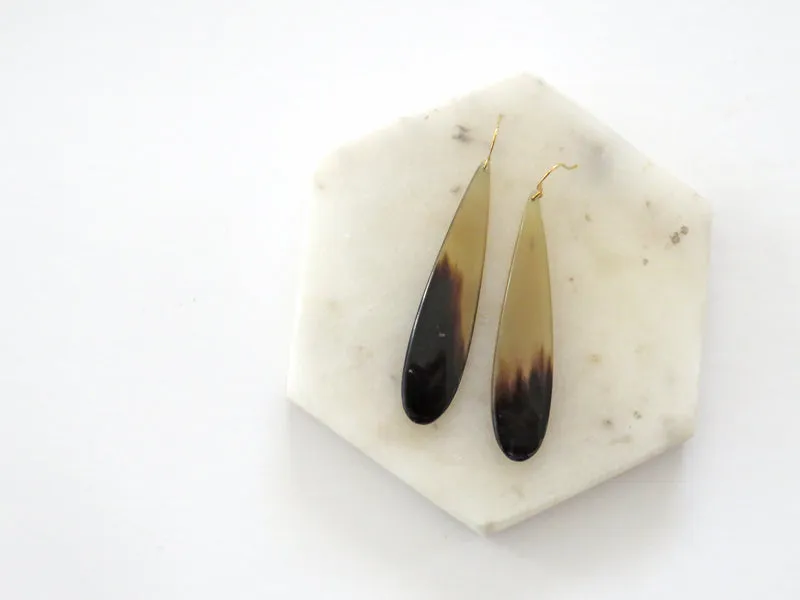 Horn   Bone | Petal Earrings