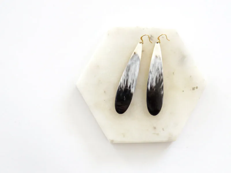 Horn   Bone | Petal Earrings