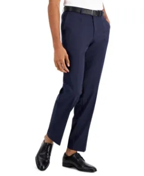 Hugo Boss Mens Modern fit Dress Pants 40 / 32 Navy Blue Solid