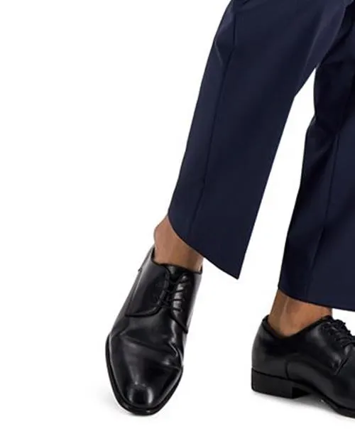 Hugo Boss Mens Modern fit Dress Pants 40 / 32 Navy Blue Solid