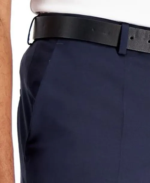 Hugo Boss Mens Modern fit Dress Pants 40 / 32 Navy Blue Solid