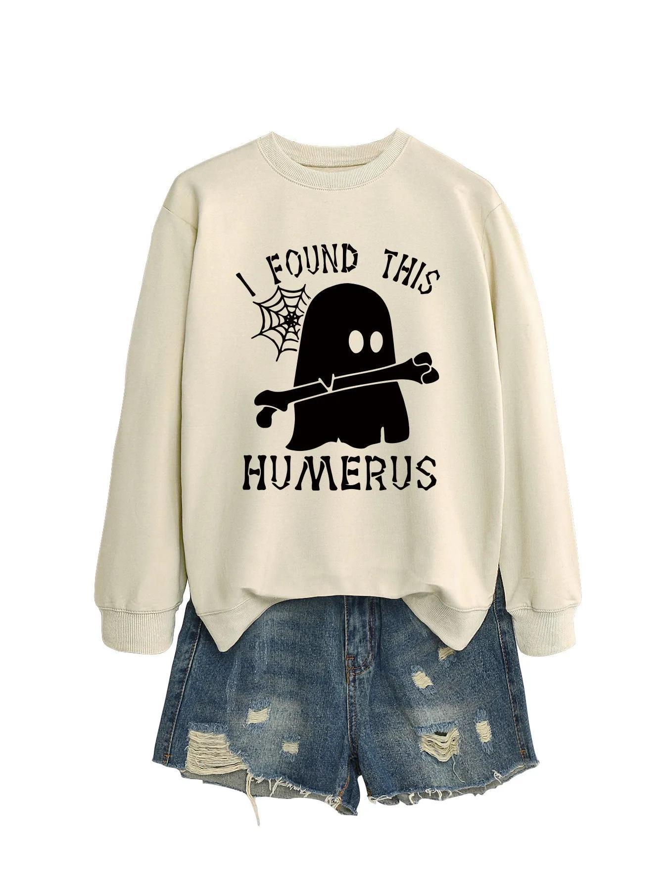 I FOUND THIS HUMERUS round neck sweatshirt