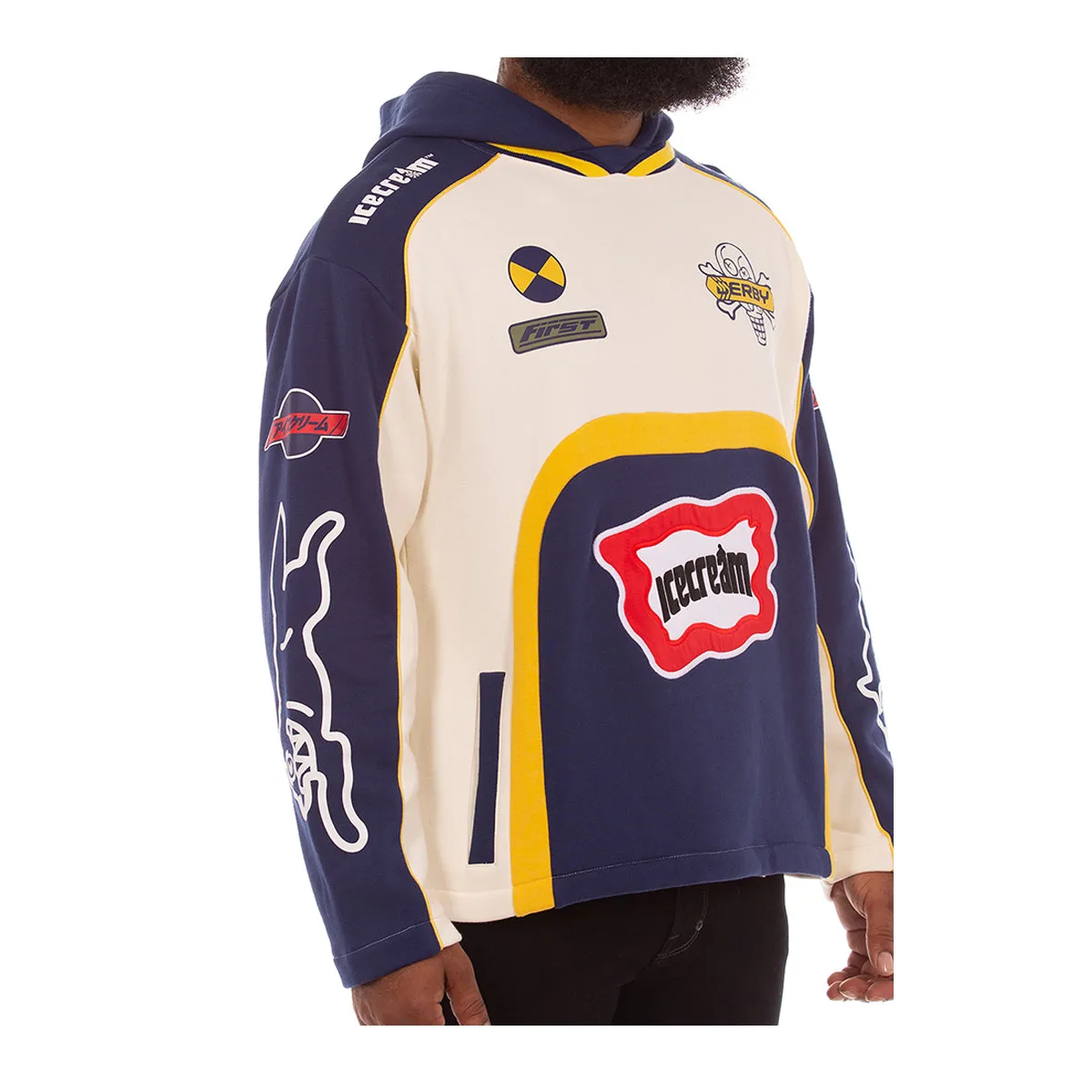 Icecream Mens First Place Hoodie 9304-056 Whisper White