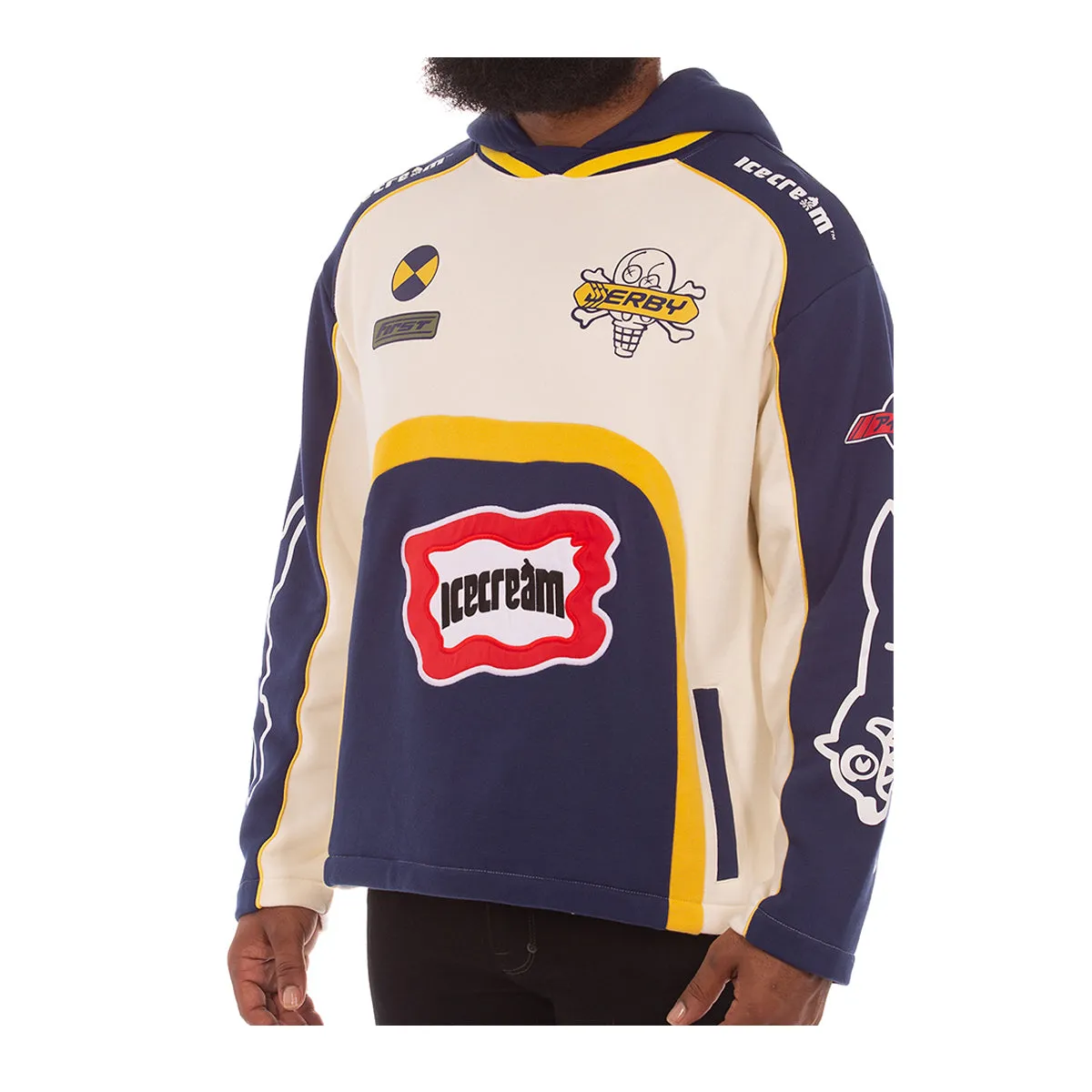 Icecream Mens First Place Hoodie 9304-056 Whisper White