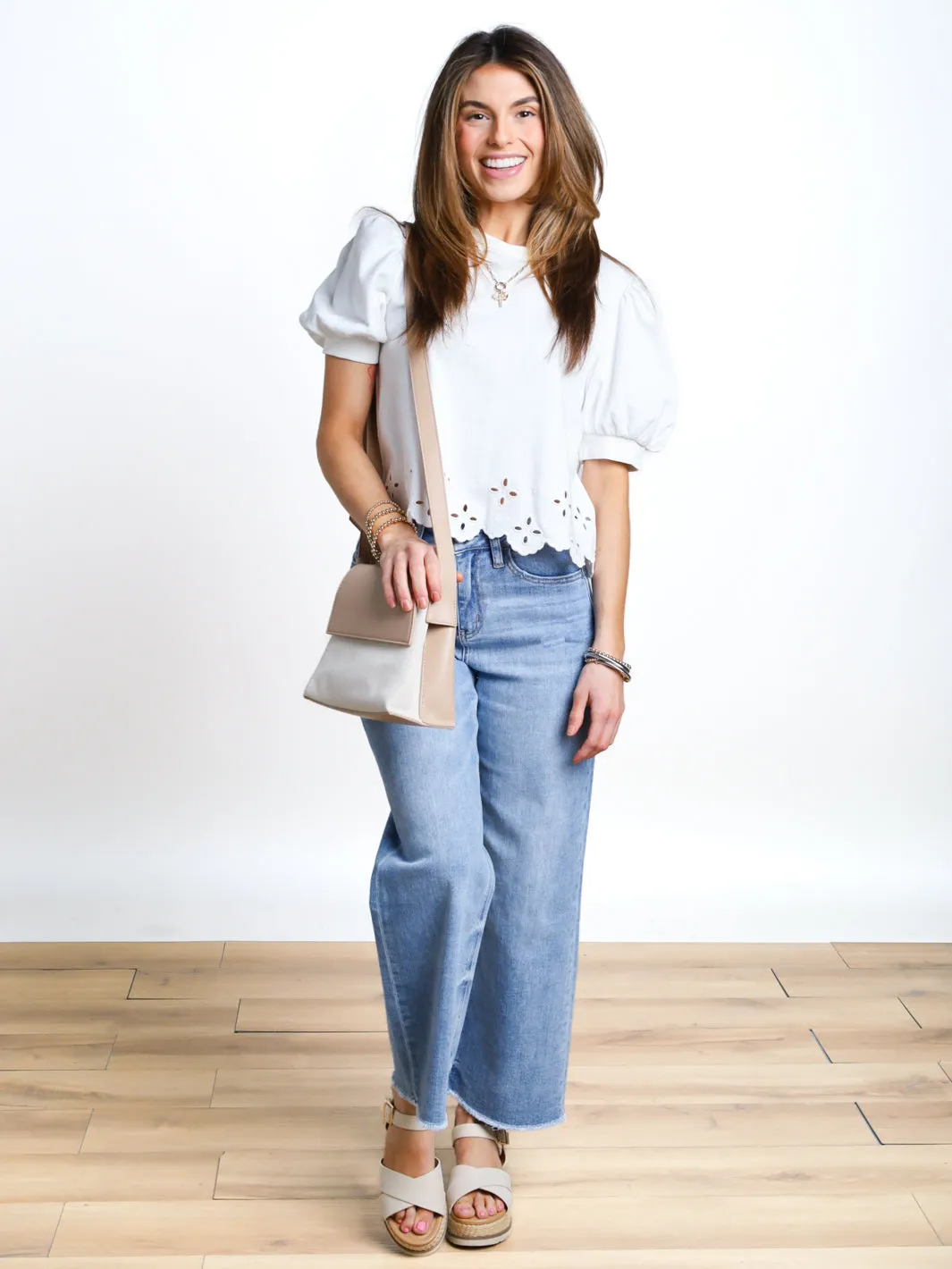 Joyful Poise Cutout Bottom Top