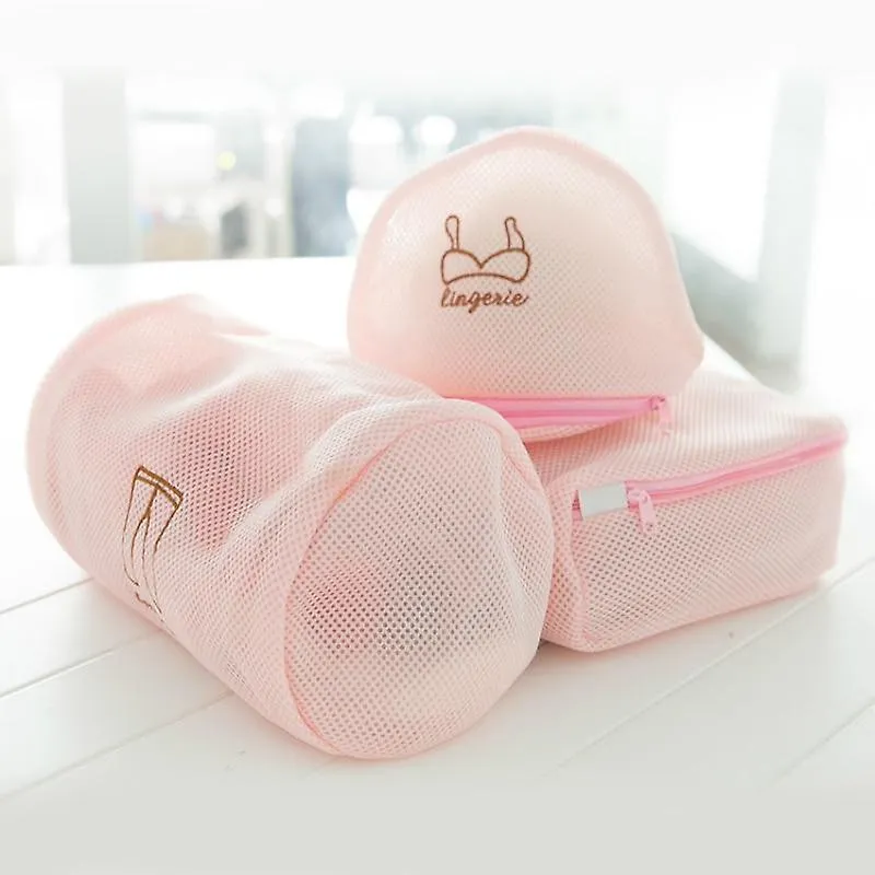 Laundry Wash Bags Frames Cartoon Mesh Laundry Wash Bags Socks Underwear Protection Net