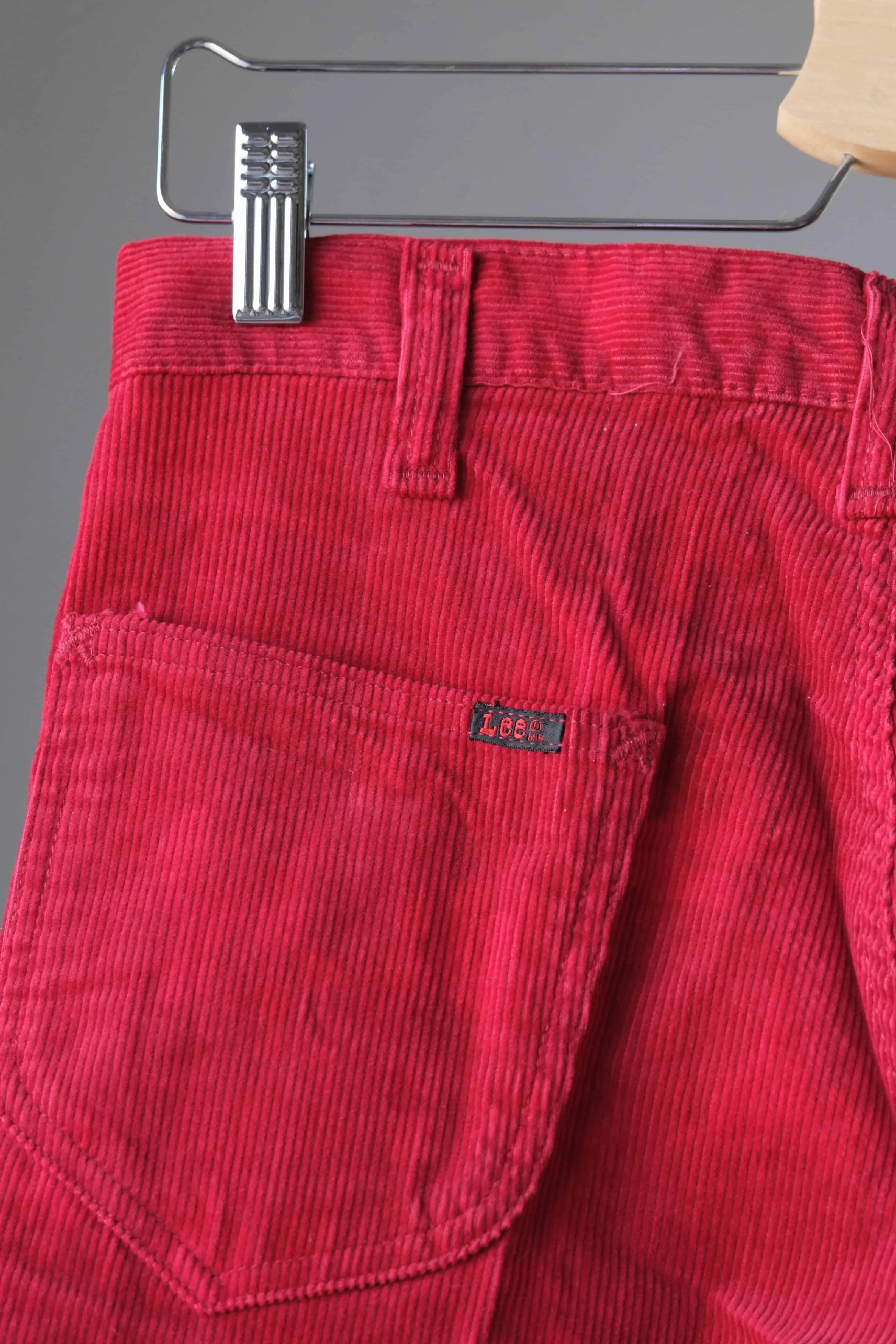 LEE Corduroy Tie-Dye 70's Bell Bottoms - Red