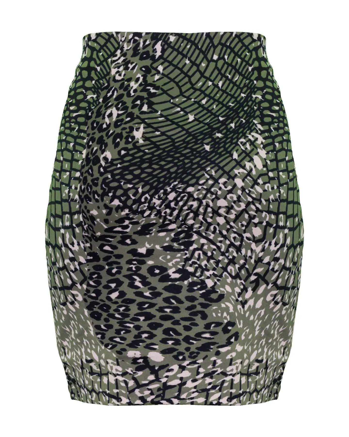 Leo Mesh Print Skirt