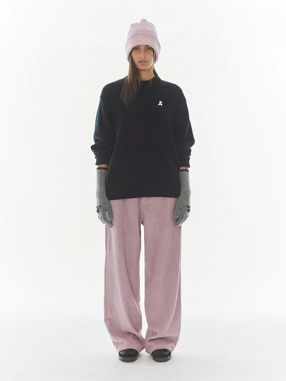 Logo Corduroy Pants (Pink)