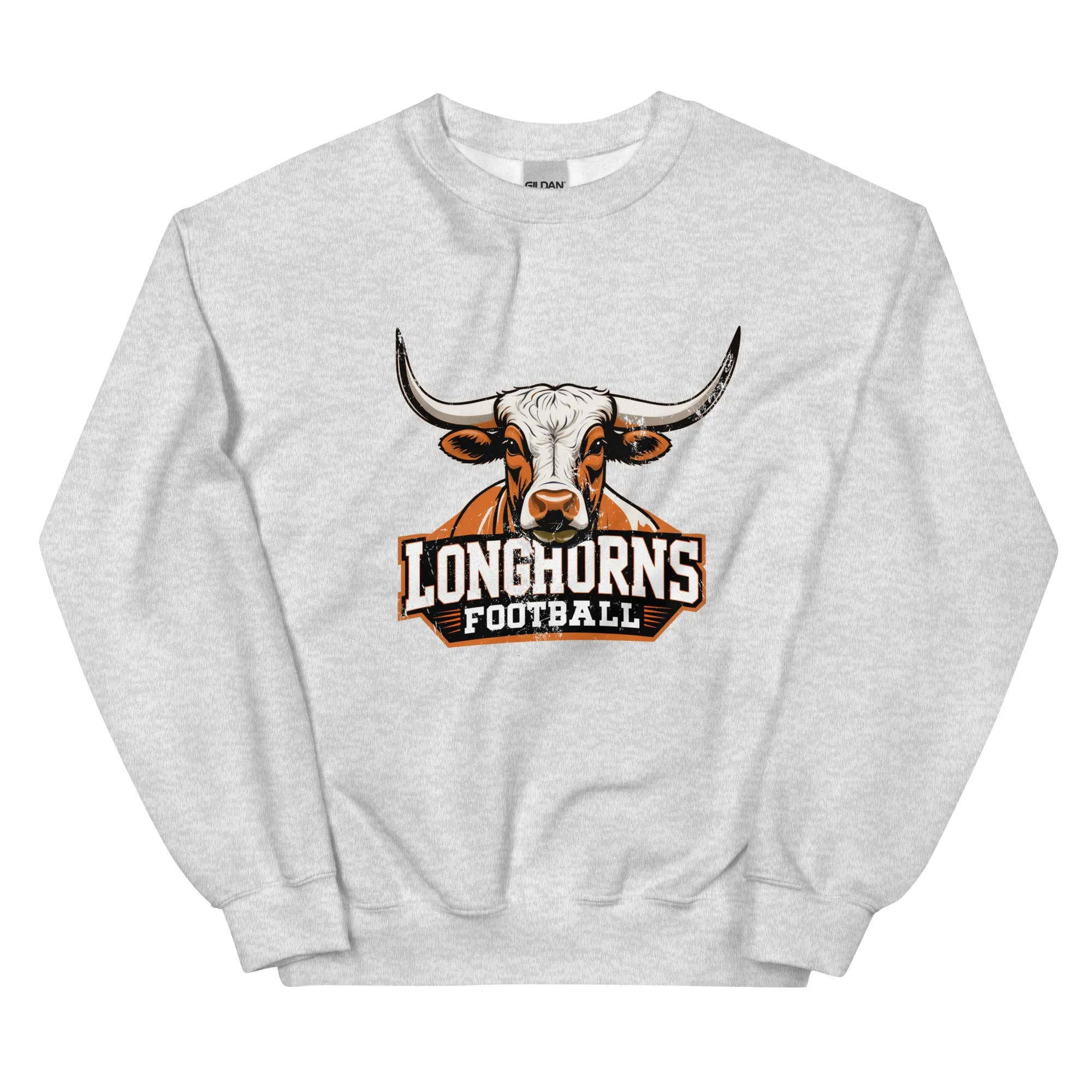 Longhorns Football Vintage Retro Sweatshirt