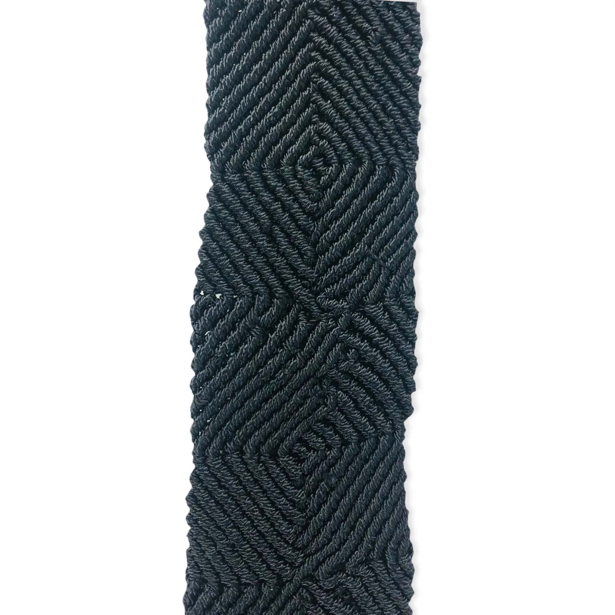 Maria Victoria |  Upcycled, Handwoven | Black