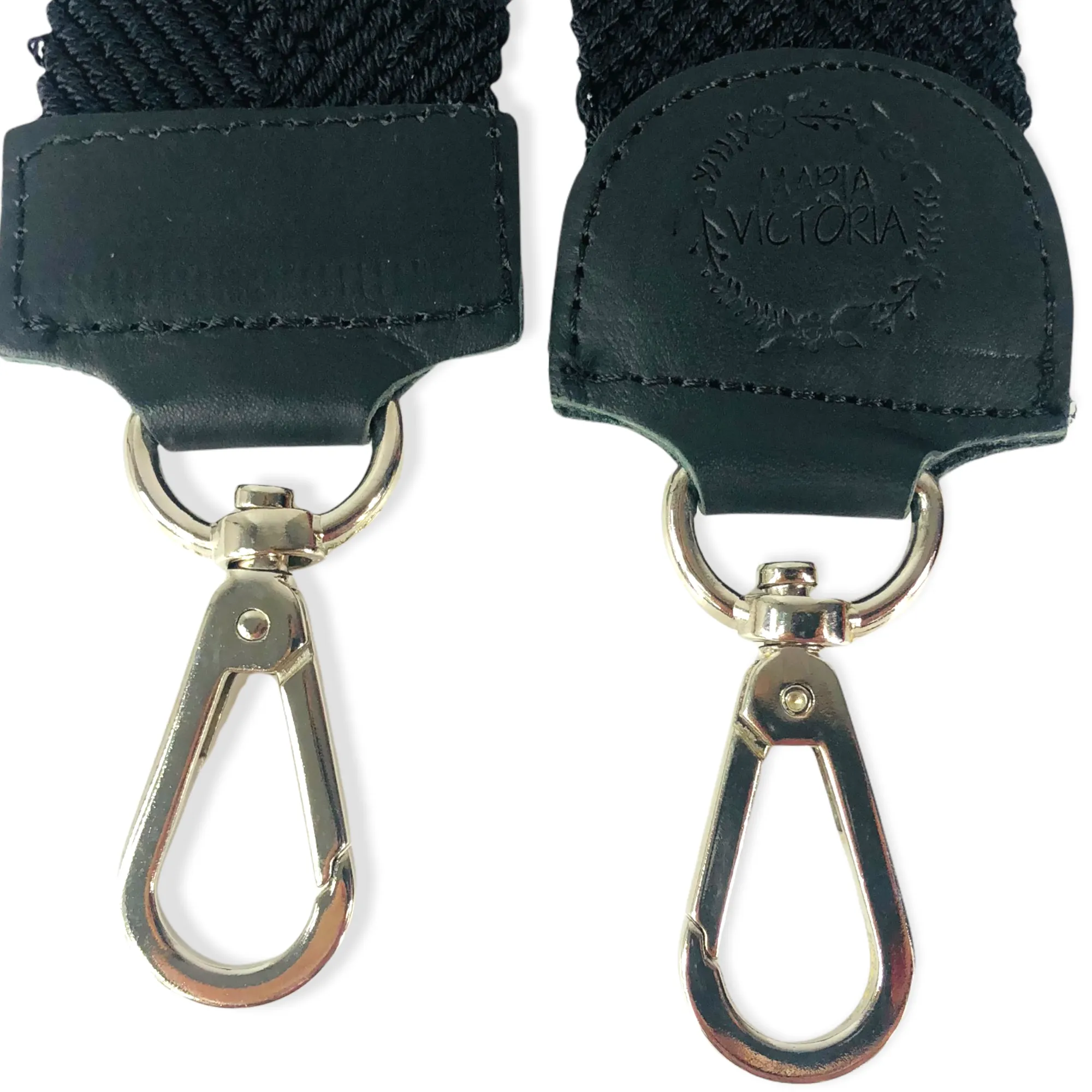 Maria Victoria |  Upcycled, Handwoven | Black