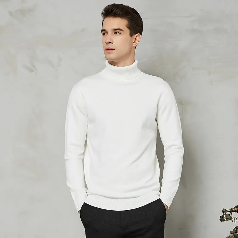 Men's 8 Color Turtleneck Sweater