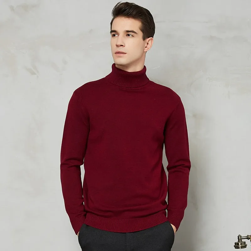 Men's 8 Color Turtleneck Sweater
