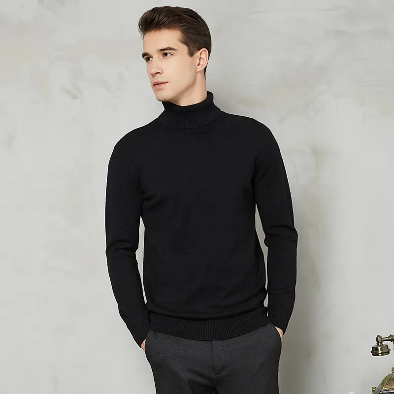 Men's 8 Color Turtleneck Sweater