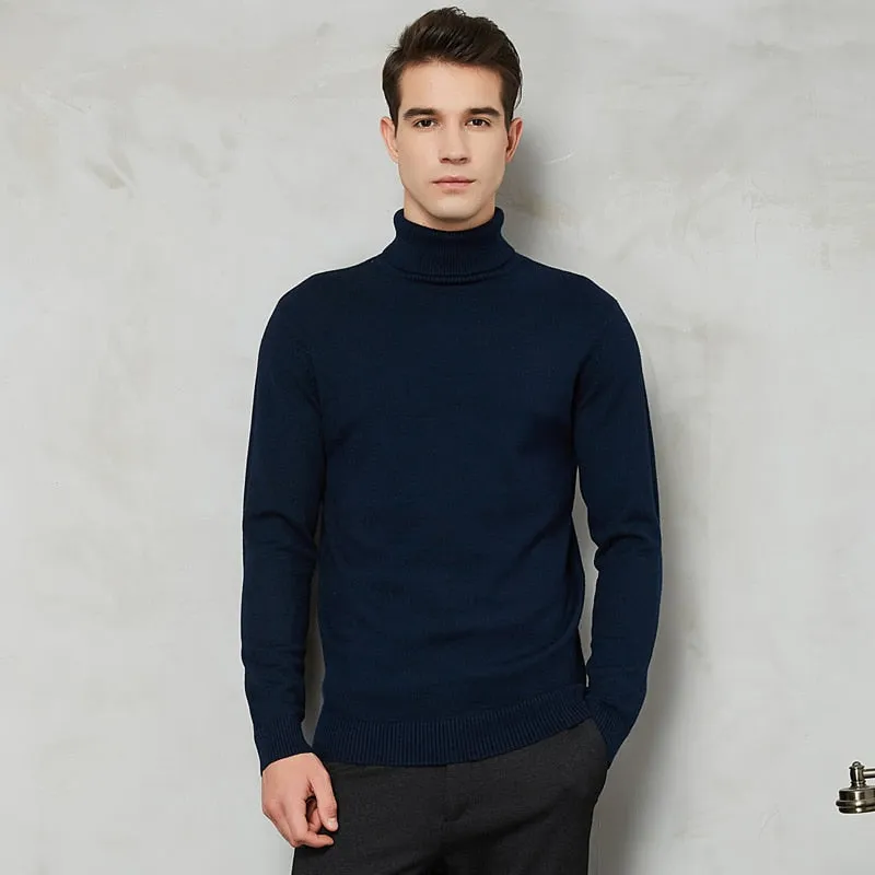 Men's 8 Color Turtleneck Sweater