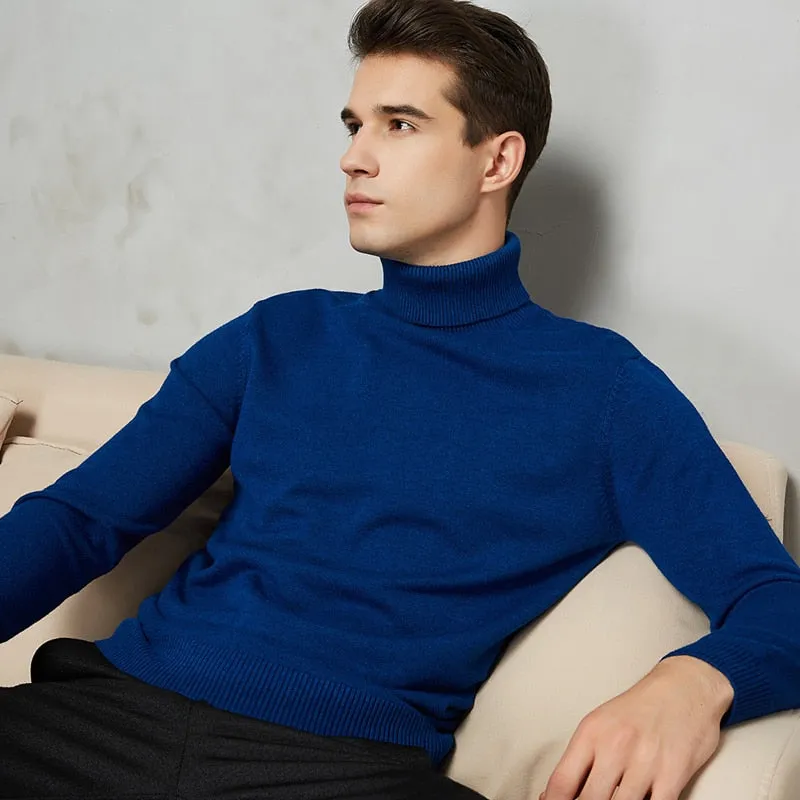 Men's 8 Color Turtleneck Sweater