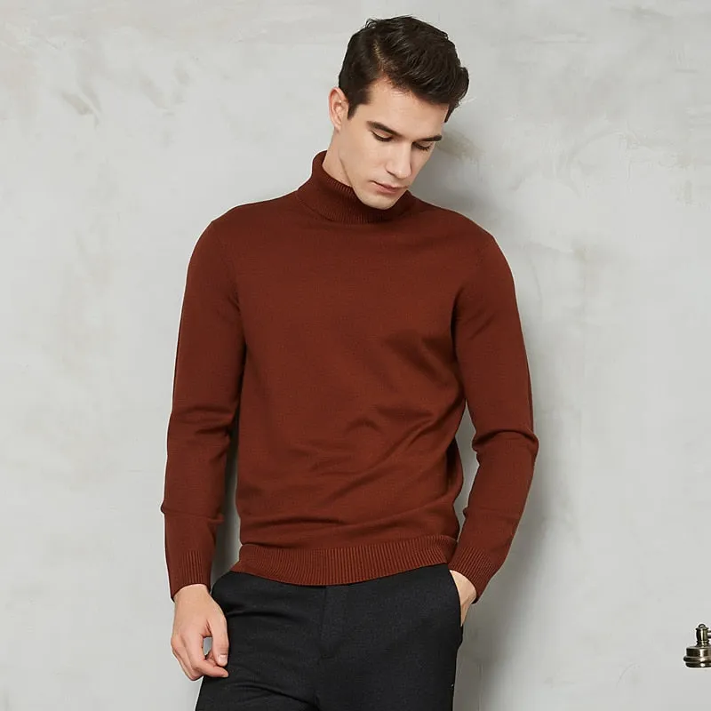 Men's 8 Color Turtleneck Sweater