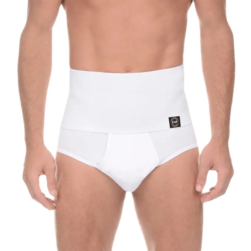 Men's High Waist Skinny Briefs: Breathable, Elastic, Butt-Lifting Compression Shapewear