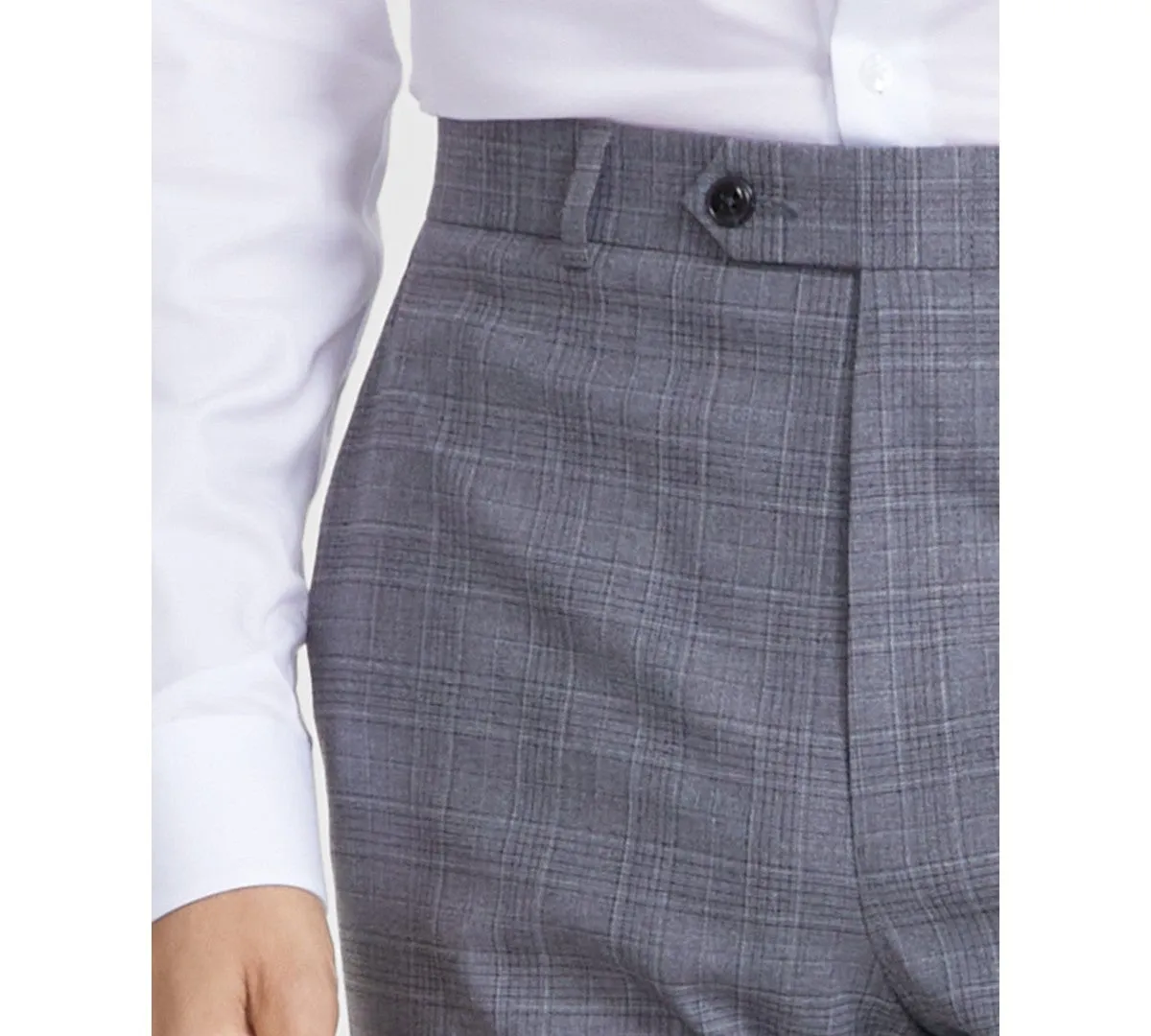 Michael Kors Mens Classic fit Dress Pants 38 / 30 Grey Plaid