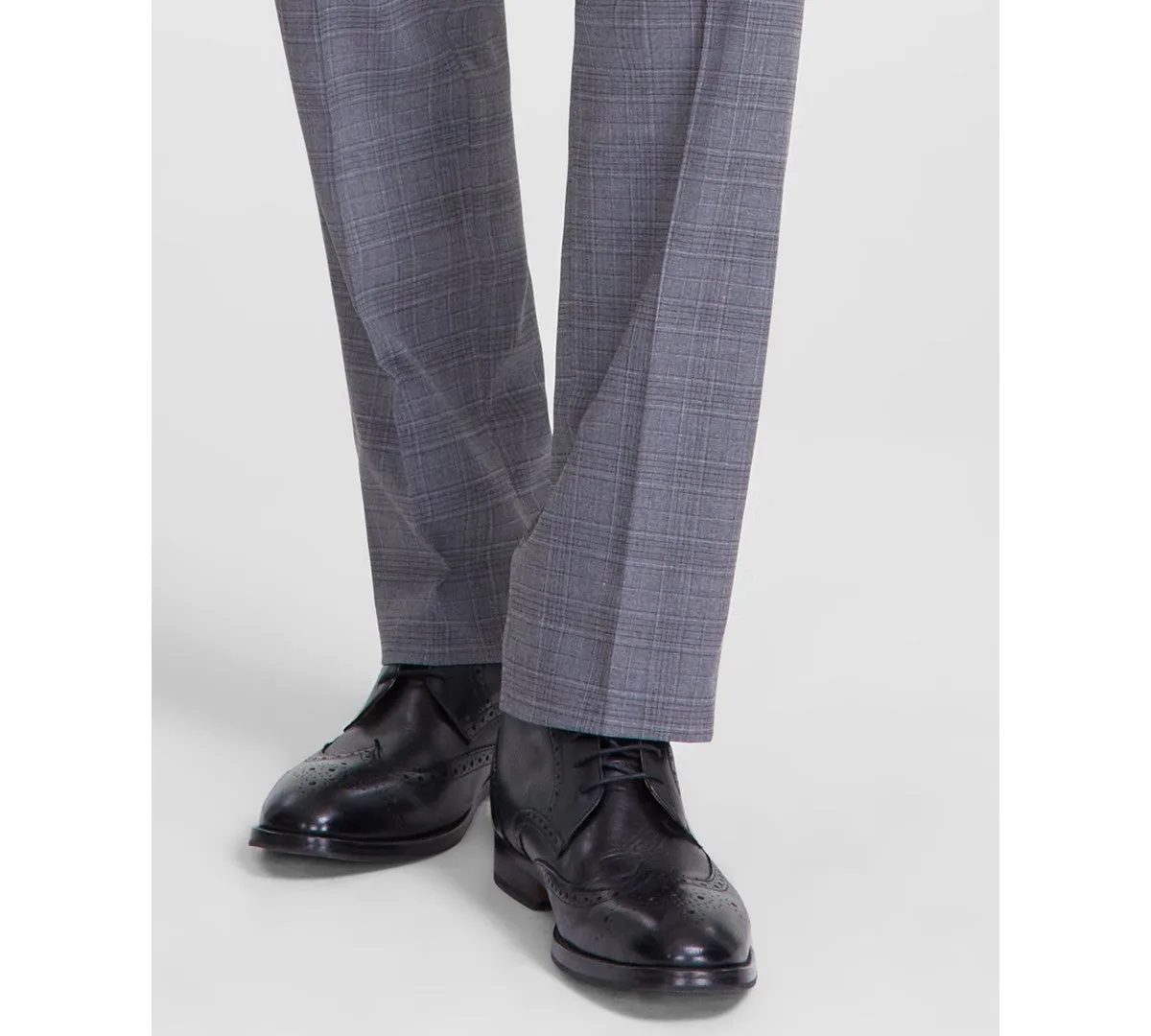 Michael Kors Mens Classic fit Dress Pants 38 / 30 Grey Plaid