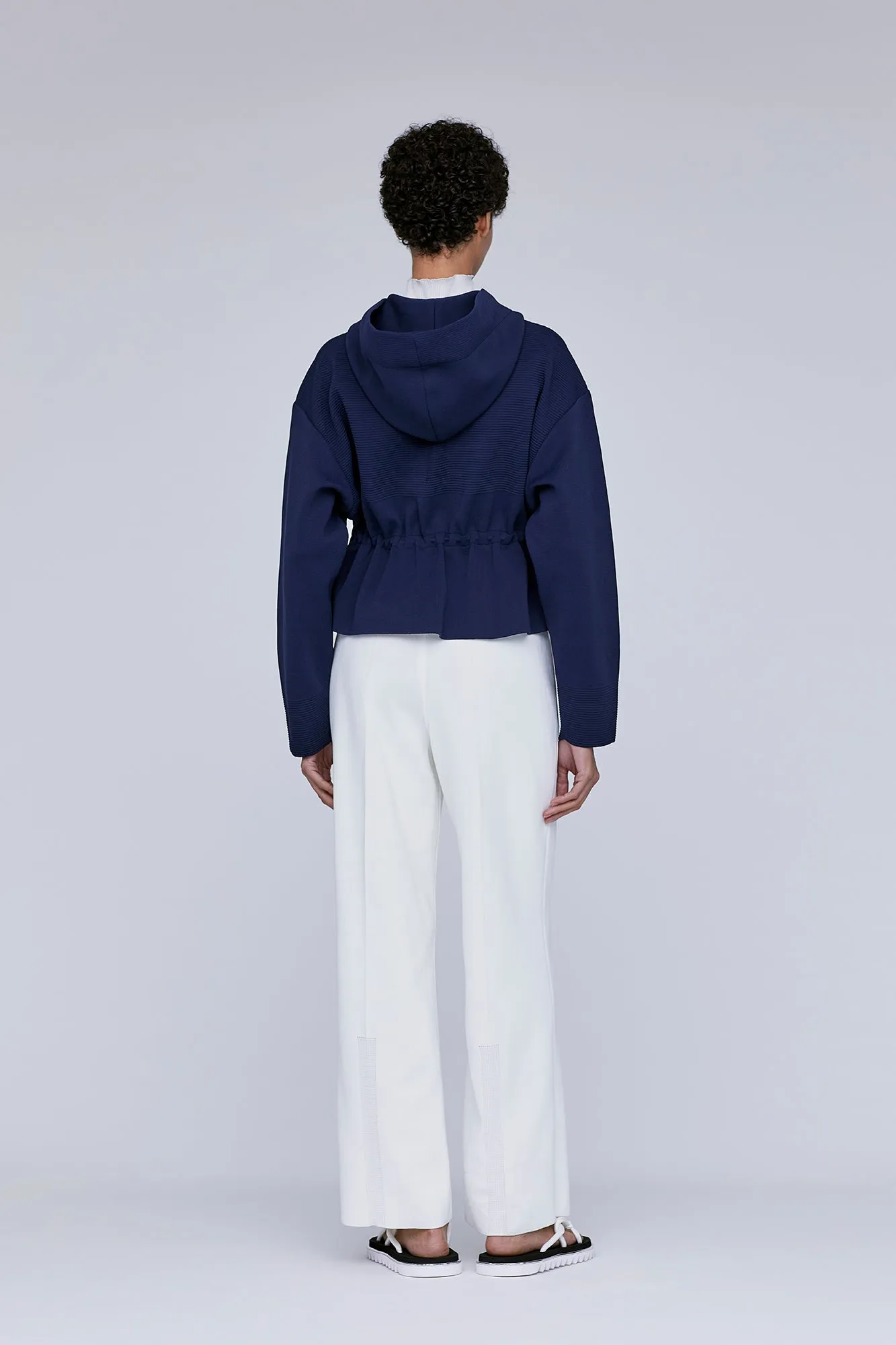MILAN CROPPED HOODIE JACKET