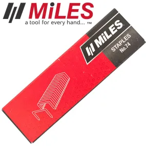 MILES GALV STAPLES 7MM X 5040 FOR TAPE TOOL MILES NO74 MILSTAP74