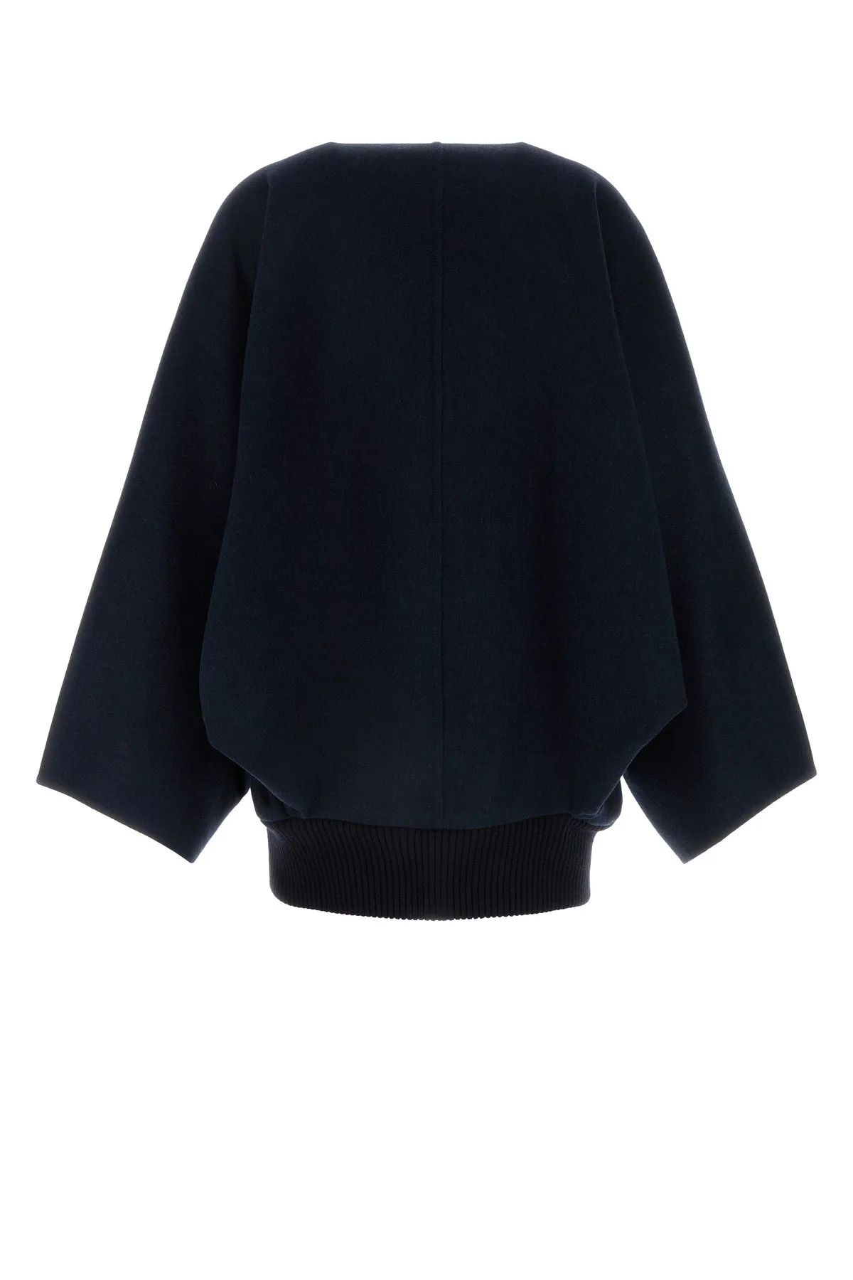 Navy blue cashemre Zenone bomber jacket