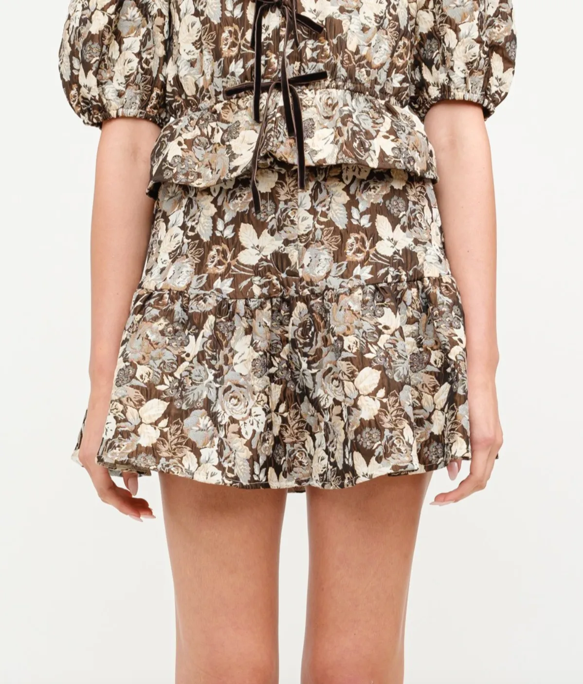 Nina Skirt Brown Multi