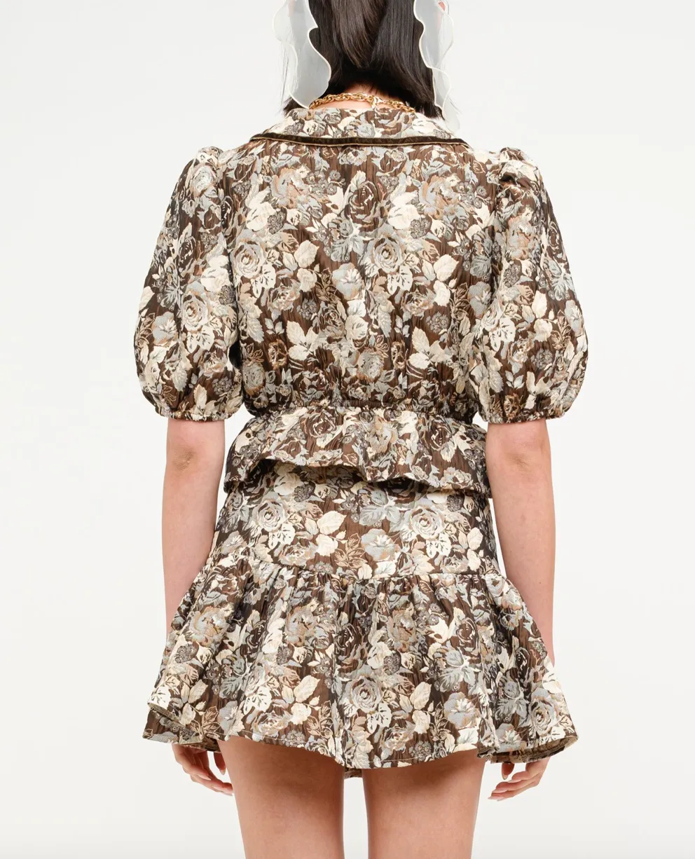 Nina Skirt Brown Multi