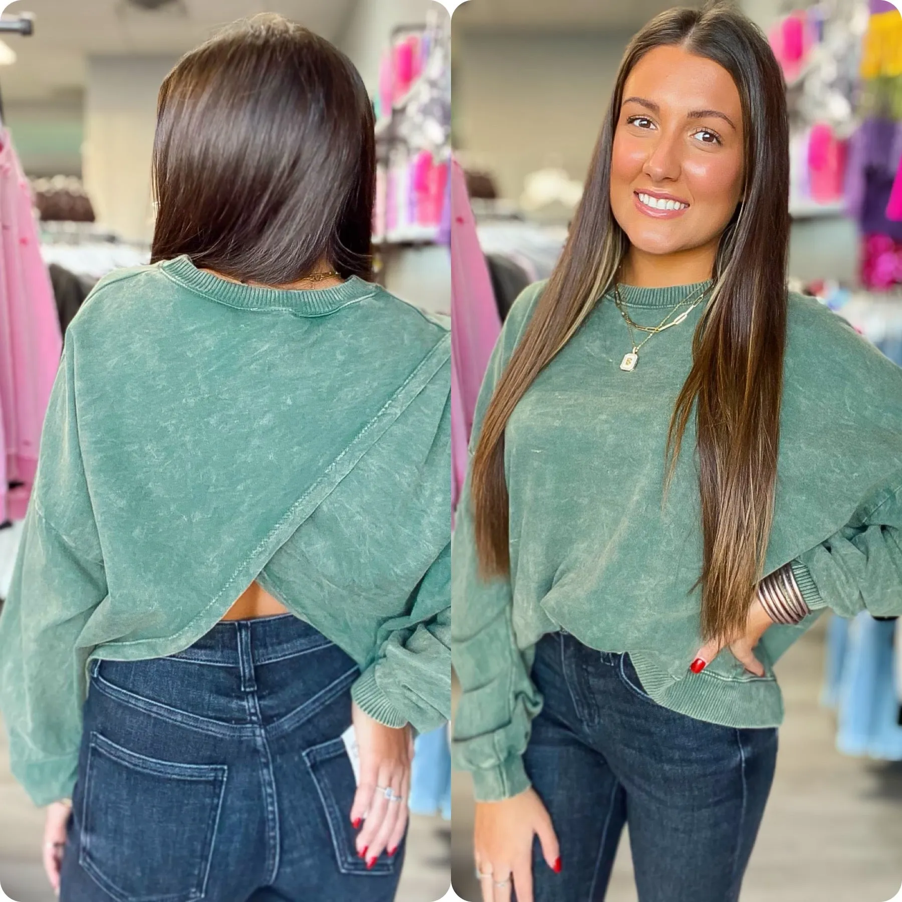 Not Your Basic Olive Pullover