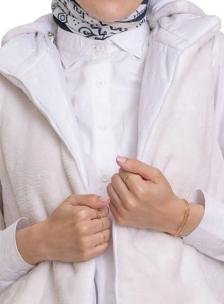 Off-White L-Cut Double Face Jacket