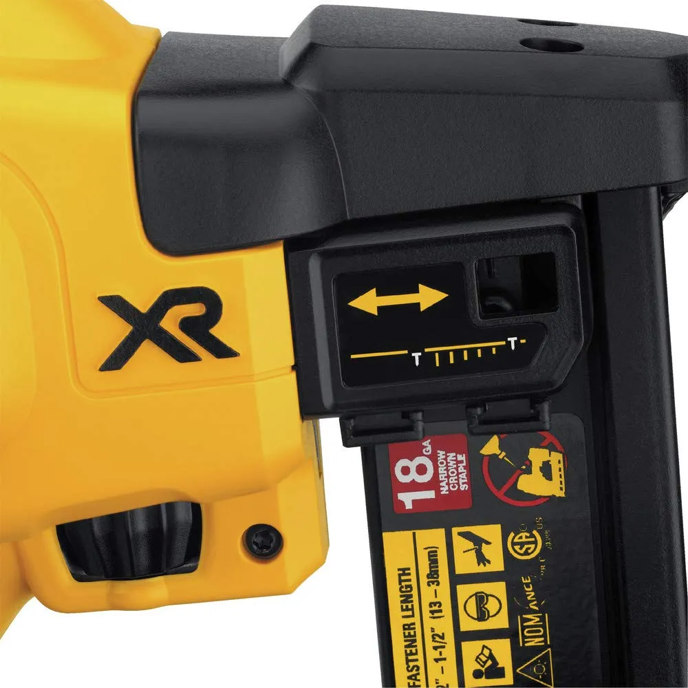 Open Box - Dewalt DCN681D1 20V MAX Cordless Lithium-Ion 18 Gauge Narrow Crown Stapler Kit