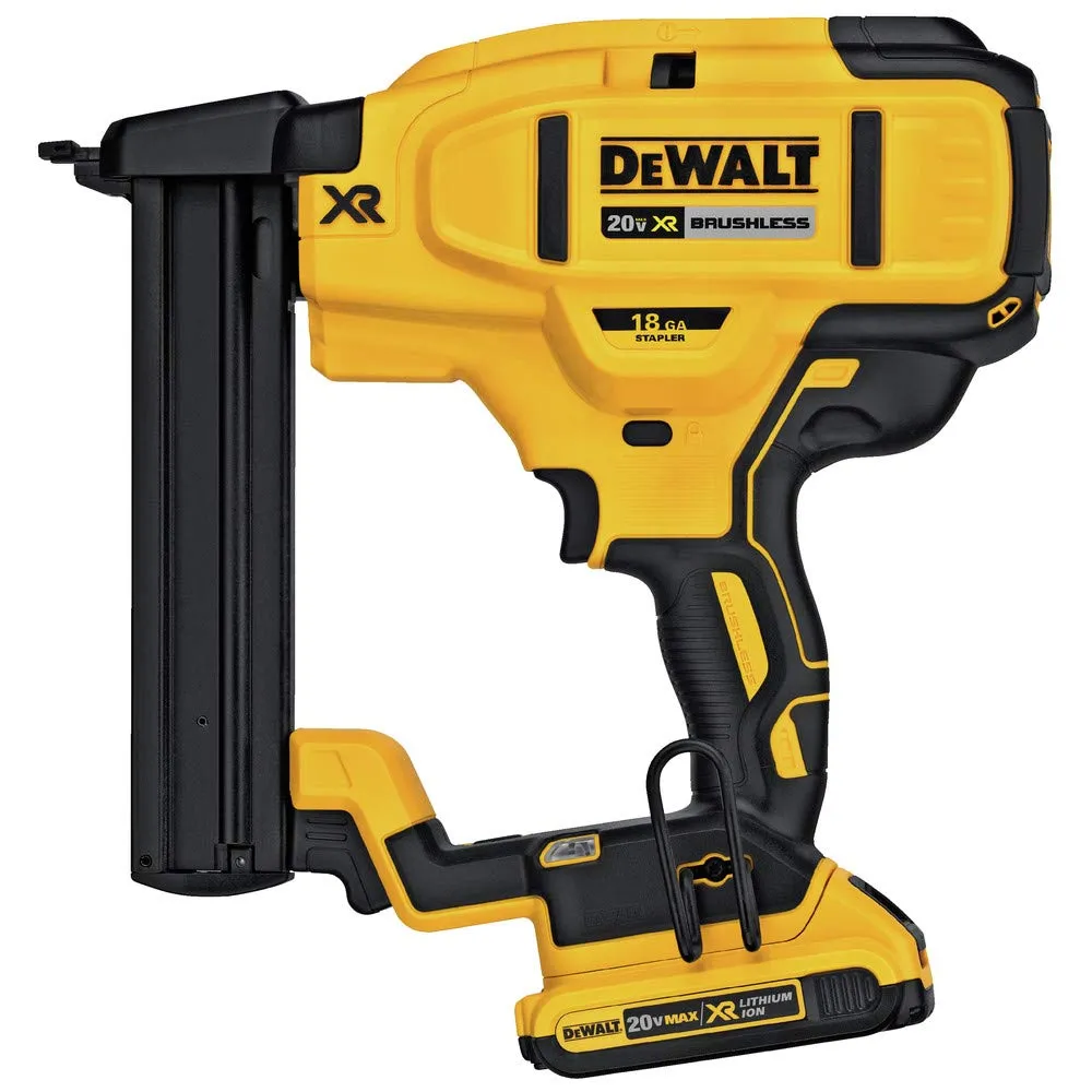 Open Box - Dewalt DCN681D1 20V MAX Cordless Lithium-Ion 18 Gauge Narrow Crown Stapler Kit